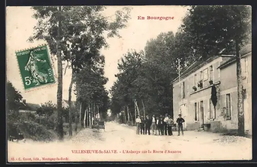 AK Villeneuve-St-Salves, L`Auberge sur la Route d`Auxerre
