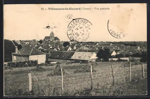 AK Villeneuve-la-Guyard /Yonne, Vue générale