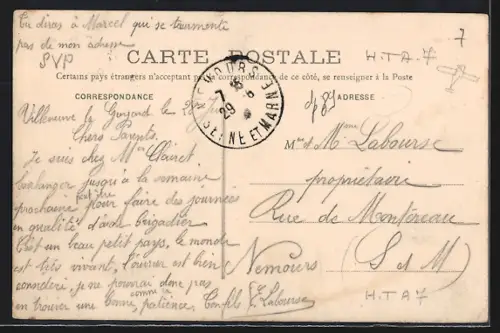 AK Villeneuve-la-Guyard /Yonne, Vue générale