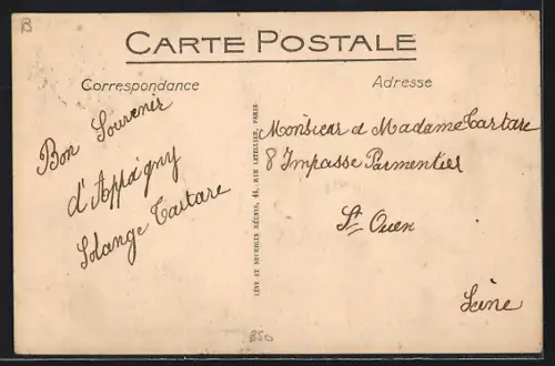 AK Appoigny /Yonne, Vue générale