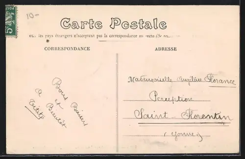 AK Auxerre, Lycée de Jeunes Filles, Une partie de la Cour