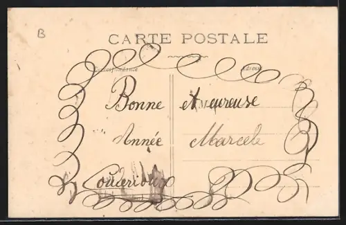 AK Brienon, L`Hôpital-Hospice Civil, vue intérieure prise du sanatorium
