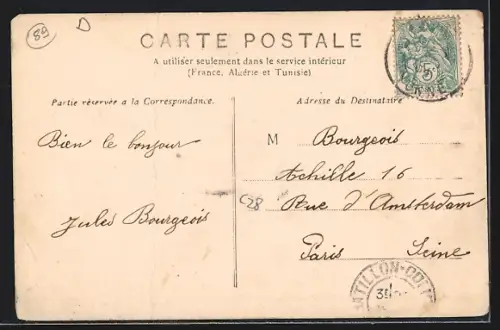 AK Rogny /Yonne, La Grande Rue