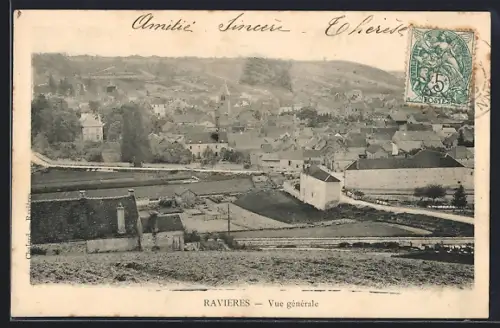 AK Ravières, Vue générale