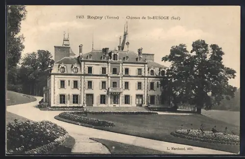 AK Rogny /Yonne, Château de Ste-Eusoge, Sud