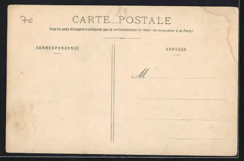 AK Pontaubert, Vue du Pont sur le Cousin