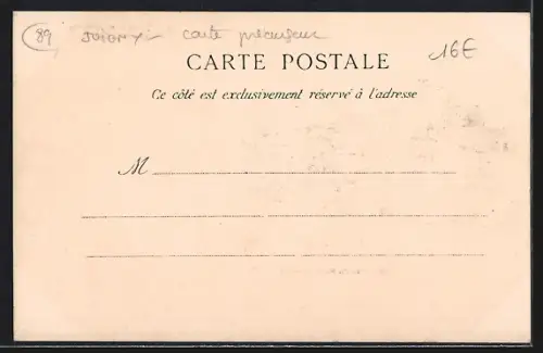 AK Joigny, Le Pont de Joigny et vue du village