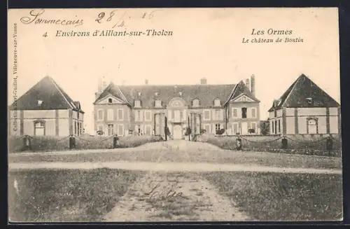 AK Les Ormes /Aillant-sur-Tholon, Le château de Bontin