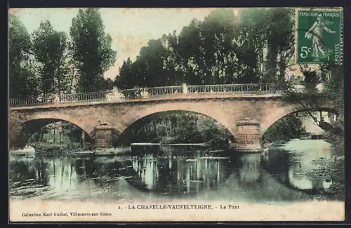AK La Chapelle-Vaupelteigne, Le Pont