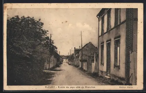 AK Fleury, Entrée du pays côté de Branches