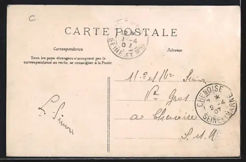 AK Courlon /Yonne, L`Écluse et le Pont