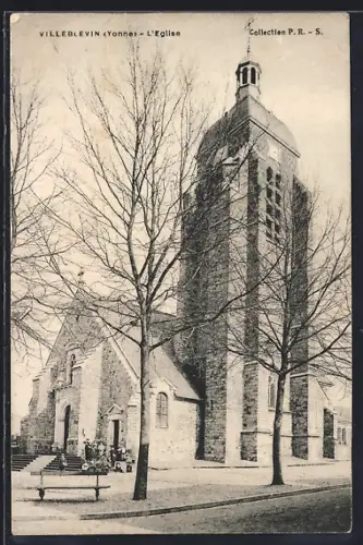 AK Villeblevin /Yonne, L`Église