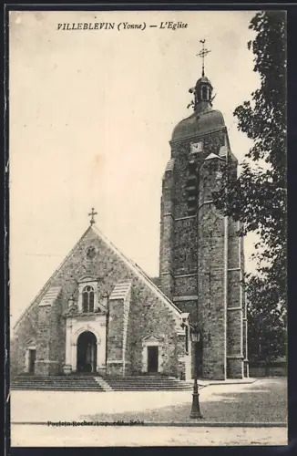 AK Villeblevin /Yonne, L`Église