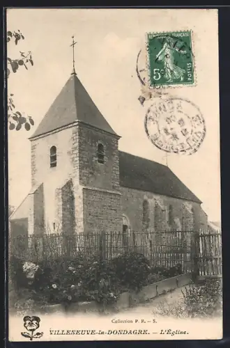 AK Villeneuve-la-Dondagre, L`Église