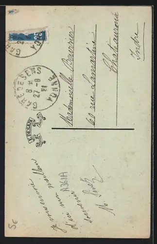 AK Rigny-le-Ferron, La place de l`Église