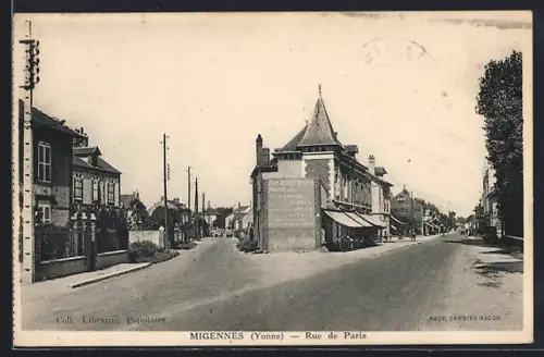 AK Migennes /Yonne, Rue de Paris