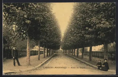 AK Laroche-Migennes, Allée du Dépôt