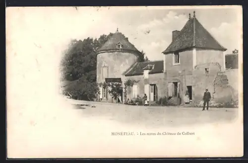 AK Monéteau, Les restes du Château de Colbert