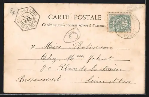 AK Monéteau, Les restes du Château de Colbert