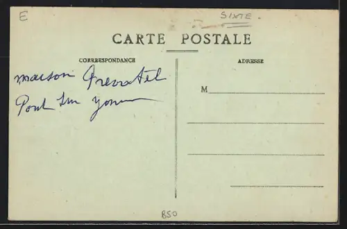 AK Pont-sur-Yonne, 18 Rue de Plaisance, maison en pierre dans un jardin arboré