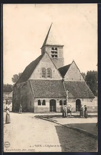 AK Vaux, L`Église et la Place