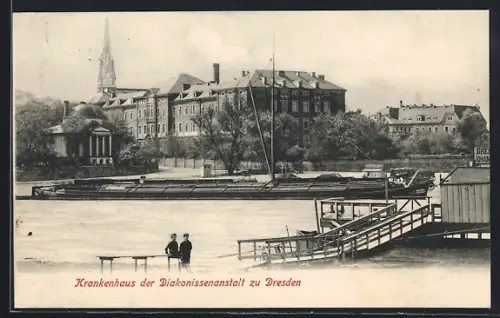 AK Dresden-Neustadt, Krankenhaus der Diakonissenanstalt