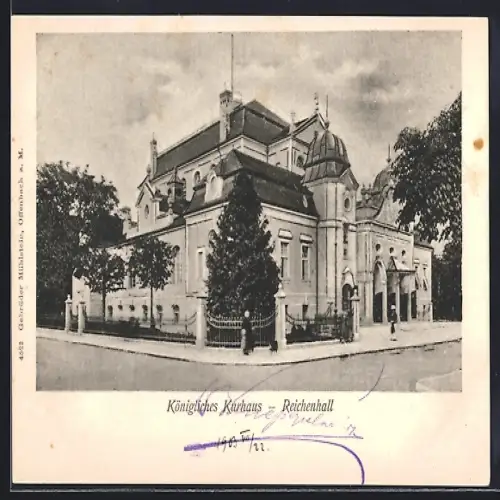 AK Bad Reichenhall, Strasseneck Königlichen Kurhaus