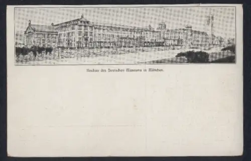 AK München, Neubau des Deutschen Museums