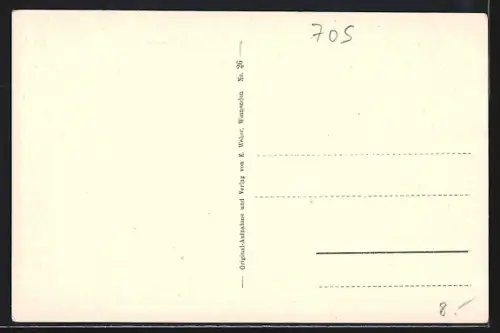 AK Winnenden, Partie an der Schlosskirche