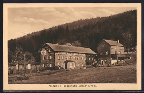 AK Erlbach i. Vogtl., Kinderheim Tannenmühle