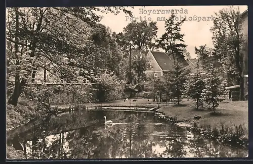 AK Hoyerswerda, Partie am Schlossteich