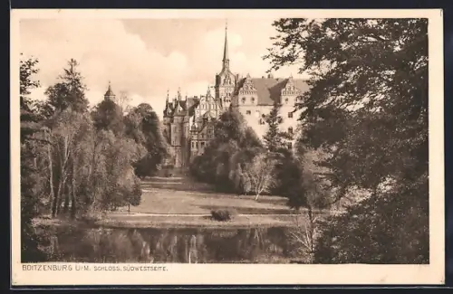AK Boitzenburg U.-M., Schloss Südwestseite