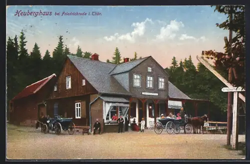 AK Friedrichroda i. Thür., Gaststätte Heuberghaus