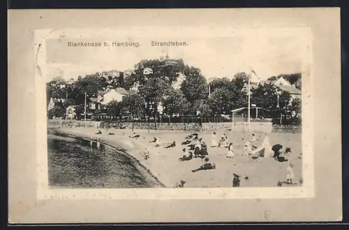 AK Blankenese b. Hamburg, Strandleben