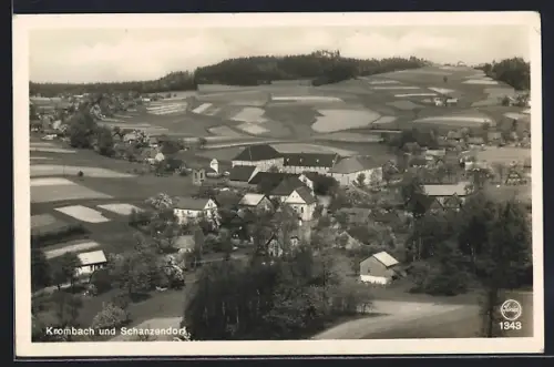 AK Krombach, Blick nach Schanzendorf