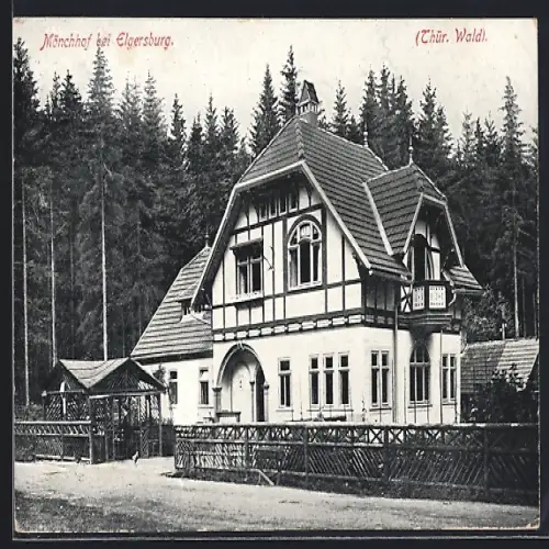 AK Elgersburg /Thür. Wald., Gasthaus Mönchhof