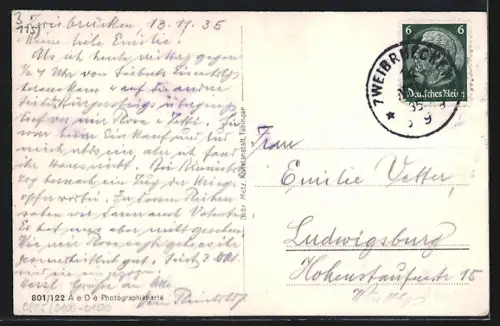 AK Zweibrücken, Rosengarten-Eingang