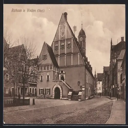 AK Weiden /Oberpf., Rathaus