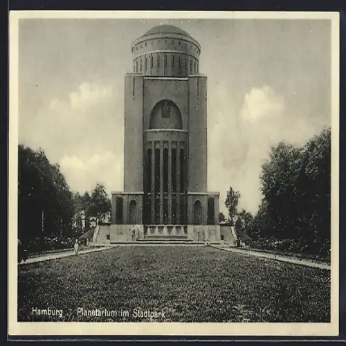 AK Hamburg-Winterhude, Planetarium im Stadtpark
