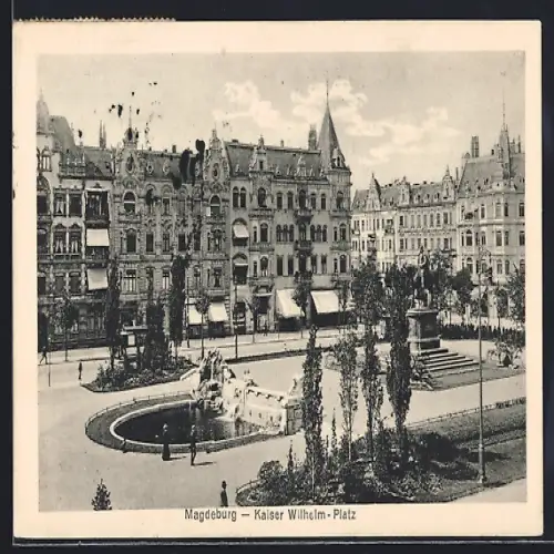 AK Magdeburg, Kaiser Wilhelm-Platz