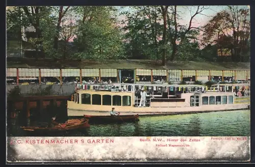AK Berlin-Tiergarten, Gasthaus Kistenmachers Garten, Richard Wagnerstrasse 10