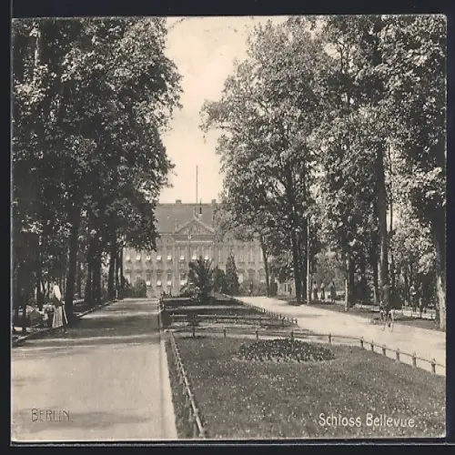 AK Berlin-Tiergarten, Schloss Bellevue