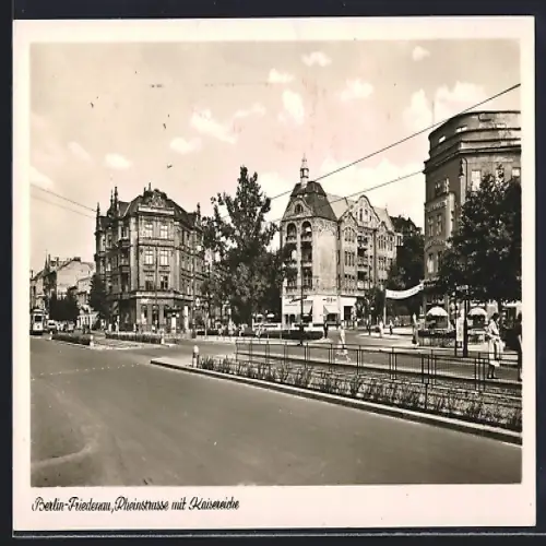AK Berlin-Friedenau, Rheinstrasse mit Kaiser-Eiche