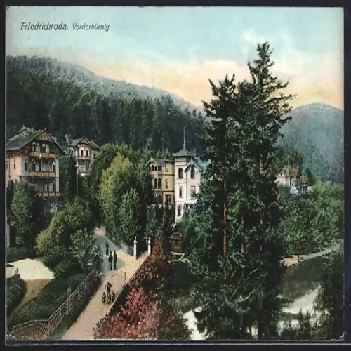 AK Friedrichroda, Vorderbüchig, Villen