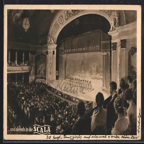 AK Berlin, Scala Varieté-Bühne, Lutherstrasse