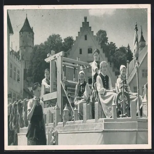 AK Biberach / Riss, Schützenfest, Festzug, historische Werbetruppe