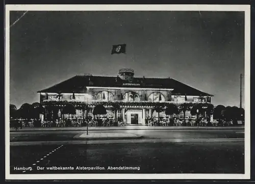AK Hamburg-Neustadt, Alsterpavillon, 