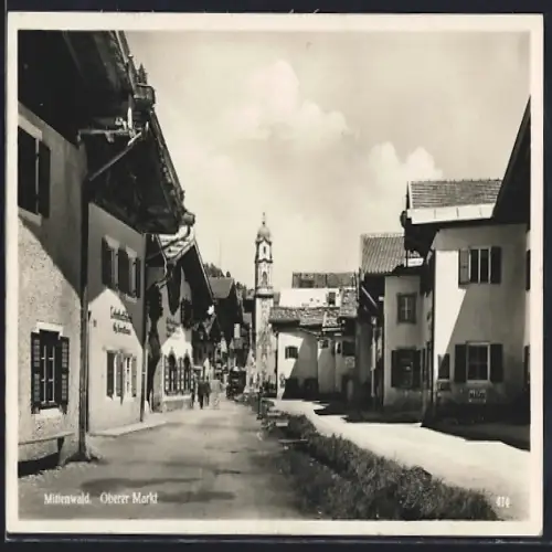 AK Mittenwald, Oberer Markt