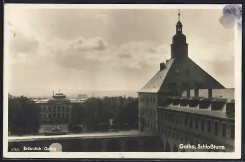 AK Gotha, Partie am Schlossturm