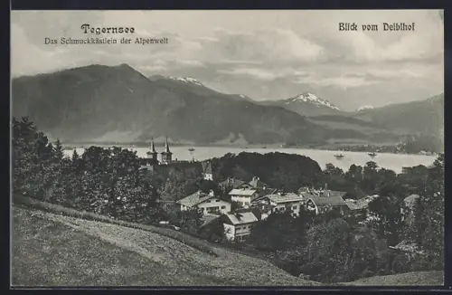 AK Tegernsee, Blick vom Deiblhof